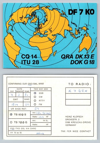 Ham radio qsl qso - ham,