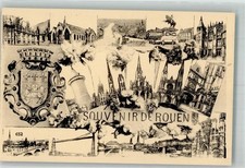 38190362 - Rouen Wappen Kirche Denkmal