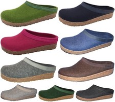 Haflinger Hausschuhe Grizzly Torben Filz Clog 713001 Pantoffel Wollfilz NEU