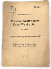 D632/37 " Personenkraftwagen Ford Werke AG, Typ Eifel, Sonderausrüstung für Wint