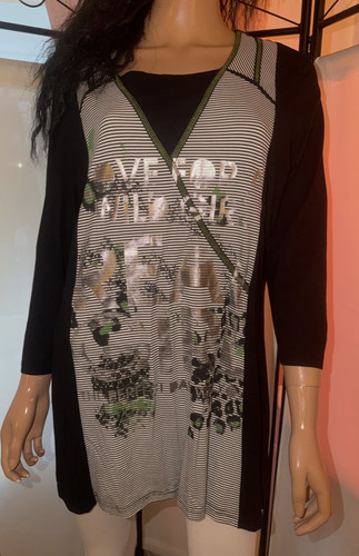 Cosima shirt schwarz - cosima, weiß