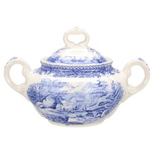 Zuckerdose Villeroy & Boch Burgenland blau