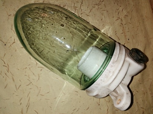 Ddr wandlampe stalllampe weiß - ddr,