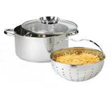 BEYOND® 24cm Edelstahl Nudeltopf Bratentopf Aroma Glasdeckel Topf 21609 IIWahl