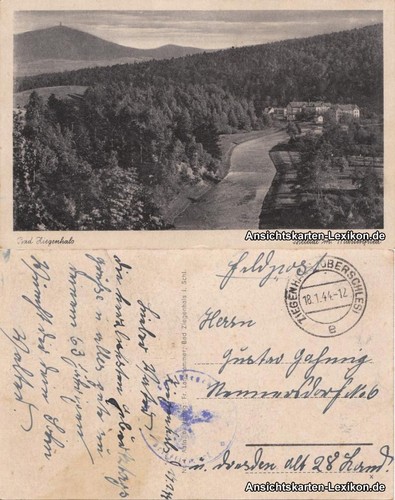 Postcard bad ziegenhals - bad,