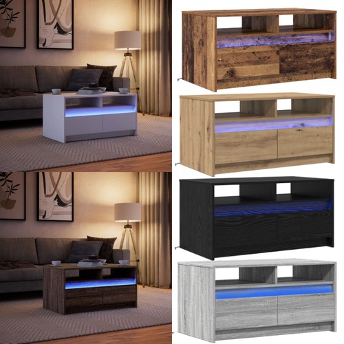 Led couchtisch beistelltisch - led,