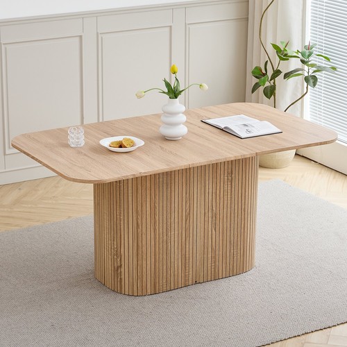 Rechteckig esstisch aus mdf - aus,