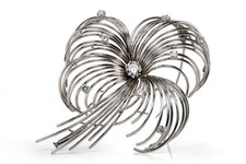 Vintage Brosche Brillanten ca