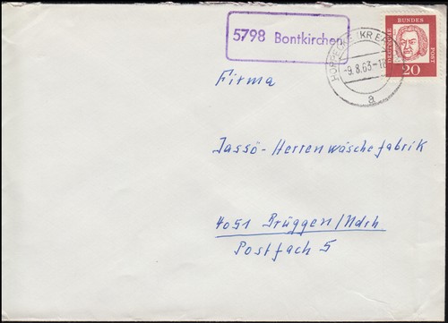 Landpost stempel 5798 - landpost-stempel,