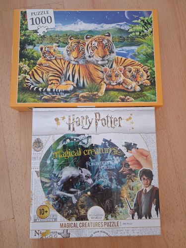 Puzzle tiger 1000 - tiger, potter