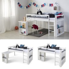 Hochbett mit schreibtisch - mit,