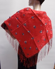 100% Seiden Trachtentuch Motiv