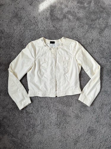 Flame kunstlederjacke offwhite - kunstlederjacke,