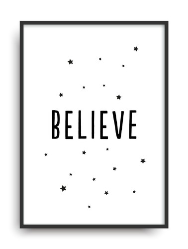 Kunstdruck fine art believe - kunstdruck,