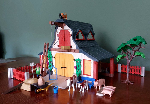 Vintage playmobil bauernhof - vintage,
