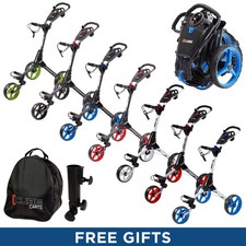 Skymax Cube 3-Rad Golfbag Wagen Trolley 2025 Kostenlose Geschenke Kompakt Leicht