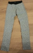 HOSE Schlupfhose Gr. 164 von ZARA khaki Leggings grau Gummizug Mädchen 