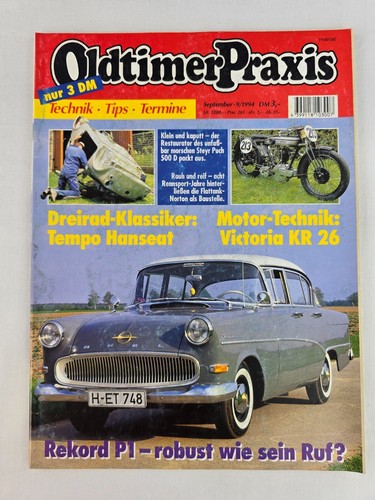 Oldtimer praxis heft september - oldtimer,