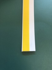 1 m Kunststoffleiste PVC weiß