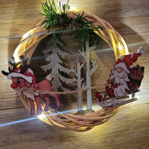 Fensterbild weihnachten kranz - weihnachten,