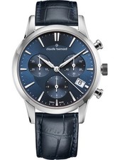 Claude Bernard 10231-3-BUIN Damenuhr Classic Chronograph 35mm 5ATM