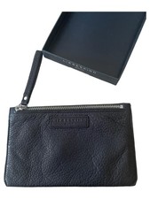 Liebeskind Berlin Clutch Damen Leder Schwarz Modern Handtasche