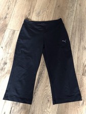 Puma Damen Sport Fitness Capri Hose Gr. 38 ( M ) schwarz