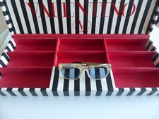 Damen Sonnenbrille u. Brillenbox für 8Brillen Valentino 90gerJahre