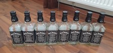 8x Jack Daniels leer Flasche OLD No. 7 BRAND  