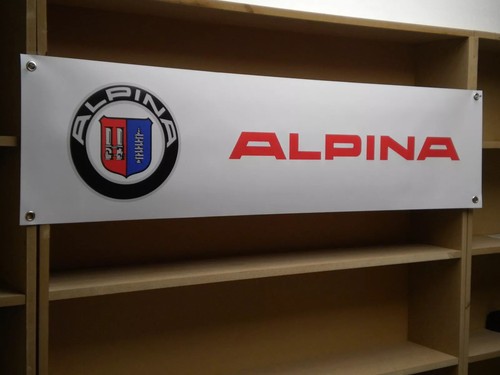 Alpina auto banner - show, schild