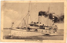 AK Schiffe  Salonschnelldampfer Freia, Foto Kleinformat