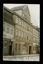 Foto AK Ohrdruf Marktplatz Hofbankhaus Müller u. Gasthof Gambrinus 1914