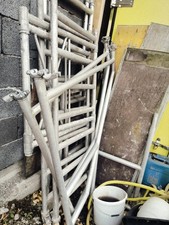 Gerüst 2 5 M Hoch 8 Klappbar Fahrbar mit Zusätzlich. Treppengerust Und Ausleger