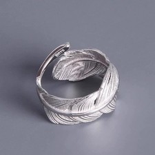 Herren damen ring feder design - damen,