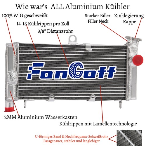 Aluminium kühler für honda - für,