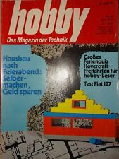 hobby 10 / 71 1971, Fiat 127, Zlin 526 Flugzeug, Containerschiffe Gasturbinen