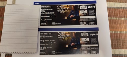 Chris norman band tickets - tickets,