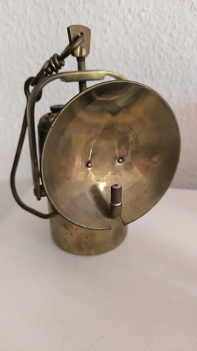 Alte grubenlampe aus messing - alte,