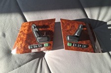 L+R  Mercedes SL R129  Abdeckungen Blenden  Sitzverstellung Schalter Wurzelholz