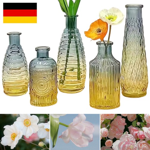 Glasvasen set klein teilig - glasvasen,