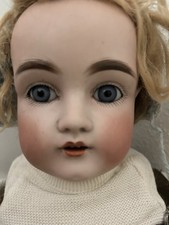 Antike Puppe Kestner, Porzellan Kopf, ca 63 cm