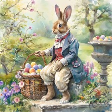 Wandbild Osterhase Hase