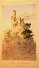 Ansicht ruine schwalbennest - schwalbennest, am