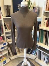 Gabriela Hearst Seide Kashmir Pullover Braun Gr. L
