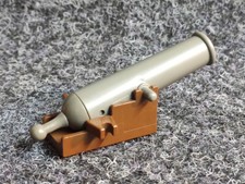 Lego 1x 2533c01 Kanone alt dunkelgrau 2527 Basis braun 6270 6761  6769 6279 6273