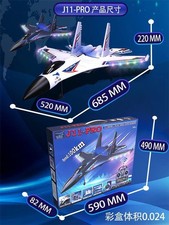 J-11 Pro RC Flugzeug Drohne 6-Kanal 2.4GHz RTF 100km/h LED-Lichter 685mm
