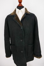 Jane Ginsberg Winter Damen Lammfell Lederjacke Gr.L Leder Schwarz Guter Zustand