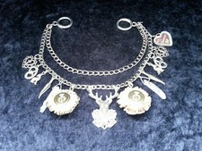 Charivari-Trachtenschmuckkette, Schmuck für Lederhose oder Dirndl, kultig