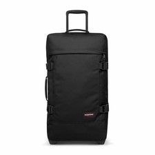 Eastpak Tranverz M Black 78 Liter Reisetasche mit Rädern, Reisegepäck Rollkoffer