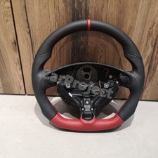 OPEL ASTRA G LENKRAD und ZAFIRA A. ABGEFLACHT. ROTES LEDER